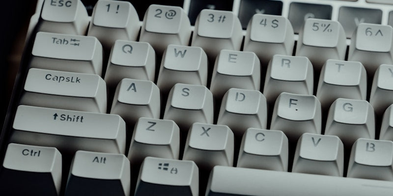 a close up of a keyboard